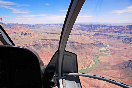 Survol du Grand Canyon en hélicoptère