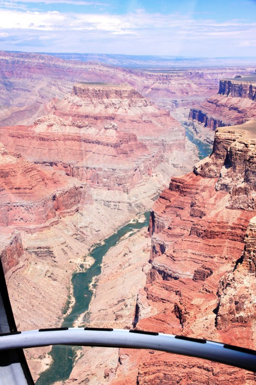 Survol du Grand Canyon en hélicoptère