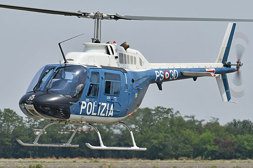 Hélicoptère AB206 de la Police italienne (Polizia di Stato)