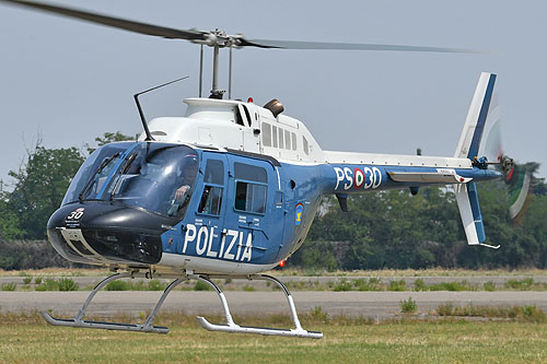 Hélicoptère AB206 de la Police italienne (Polizia di Stato)