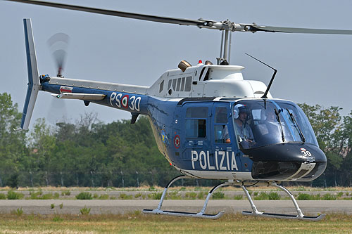 Hélicoptère AB206 de la Police italienne (Polizia di Stato)