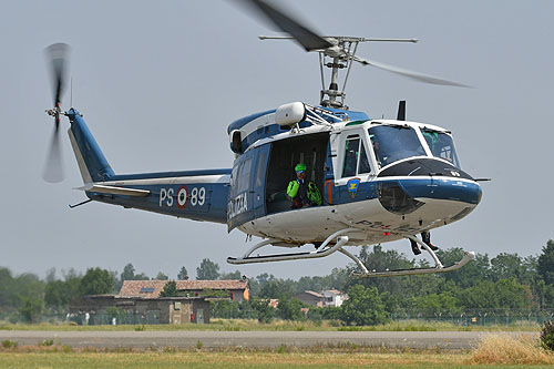 Hélicoptère AB212 de la Police italienne (Polizia di Stato)