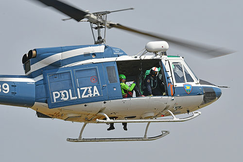 Hélicoptère AB212 de la Police italienne (Polizia di Stato)