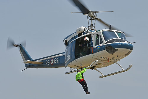 Hélicoptère AB212 de la Police italienne (Polizia di Stato)