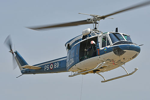 Hélicoptère AB212 de la Police italienne (Polizia di Stato)