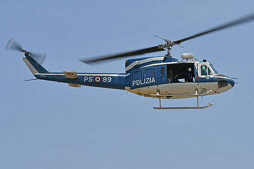 Hélicoptère AB212 de la Police italienne (Polizia di Stato)