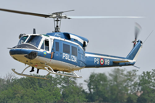 Hélicoptère AB212 de la Police italienne (Polizia di Stato)