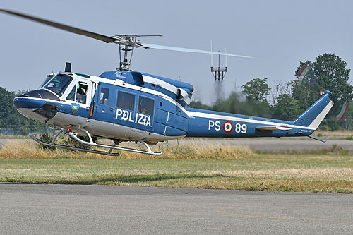 Hélicoptère AB212 de la Police italienne (Polizia di Stato)