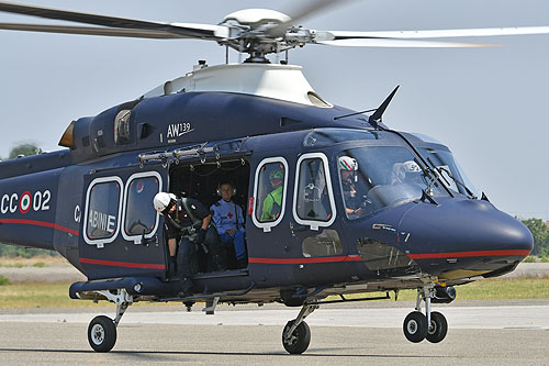 Hélicoptère AW139 de la Gendarmerie italienne (Carabinieri)