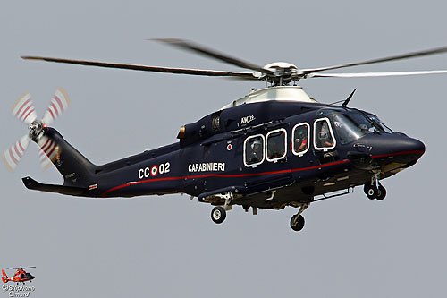 Hélicoptère AW139 de la Gendarmerie italienne (Carabinieri)