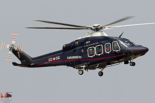 Hélicoptère AW139 de la Gendarmerie italienne (Carabinieri)