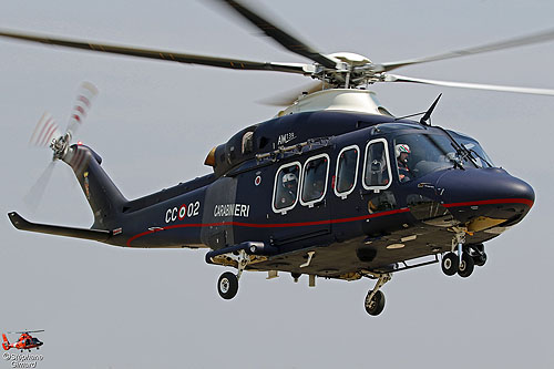 Hélicoptère AW139 de la Gendarmerie italienne (Carabinieri)