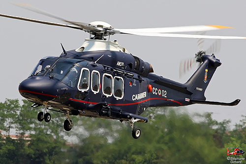 Hélicoptère AW139 de la Gendarmerie italienne (Carabinieri)