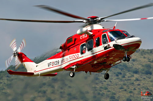 Hélicoptère AW139 des pompiers italiens (Vigili del Fuoco)