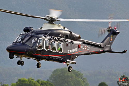 Hélicoptère AW139 de la Gendarmerie italienne (Carabinieri)