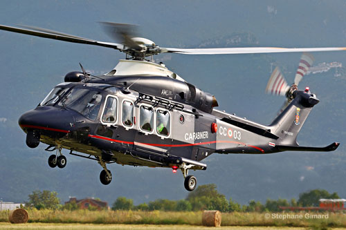 Hélicoptère AW139 de la Gendarmerie italienne (Carabinieri)