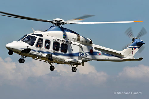 Hélicoptère AW139 de la Police (Polizia)