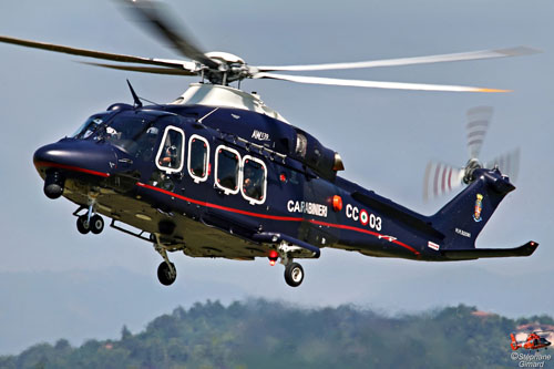 Hélicoptère AW139 de la Gendarmerie italienne (Carabinieri)