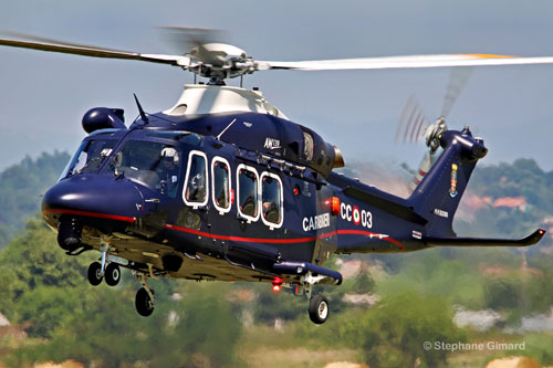 Hélicoptère AW139 de la Gendarmerie italienne (Carabinieri)