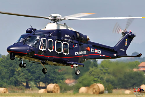 Hélicoptère AW139 de la Gendarmerie italienne (Carabinieri)