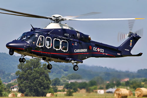 Hélicoptère AW139 de la Gendarmerie italienne (Carabinieri)