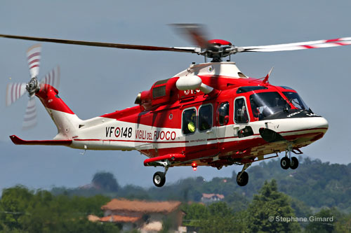 Hélicoptère AW139 des pompiers italiens (Vigili del Fuoco)