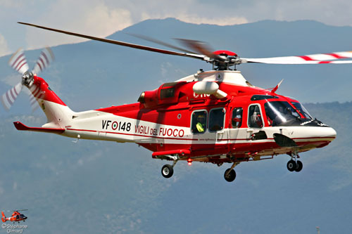 Hélicoptère AW139 des pompiers italiens (Vigili del Fuoco)