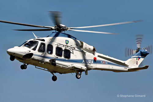 Hélicoptère AW139 de la Police (Polizia)