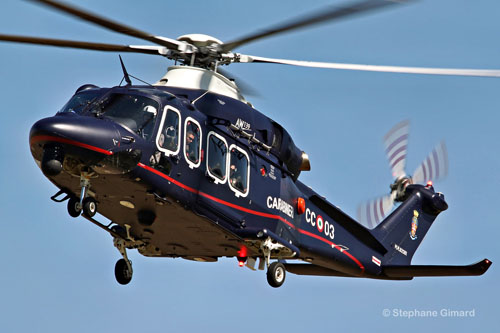 Hélicoptère AW139 de la Gendarmerie italienne (Carabinieri)