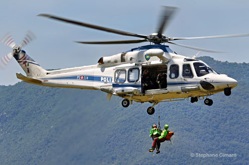 Hélicoptère AW139 de la Police (Polizia)