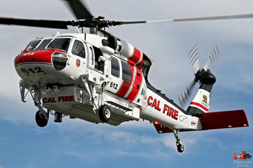 Hélicoptère S70 Firehawk Cal Fire (California Department of Forestry & Fire Protection)