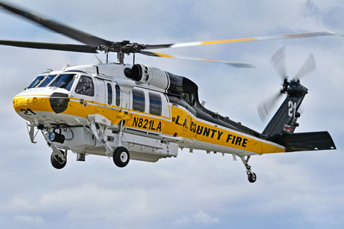 Hélicoptère S70 Firehawk N821LA LA County Fire (Los Angeles County Fire Department)