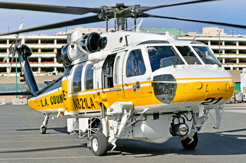 Hélicoptère S70 Firehawk N821LA LA County Fire (Los Angeles County Fire Department)