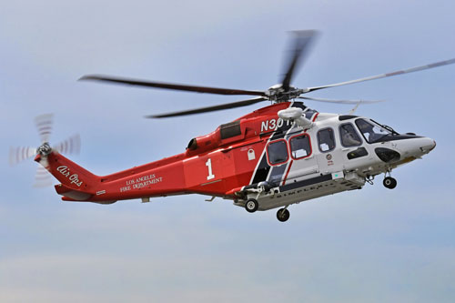 Hélicoptère AW139 N301FD LAFD AirOps