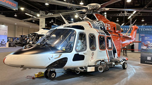 Hélicoptère AW139 N301FD LAFD AirOps