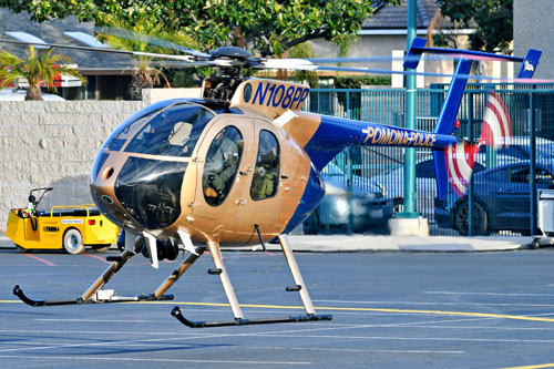 Hélicoptère Hughes 369E / MD500E N108PP Pomona Police Department