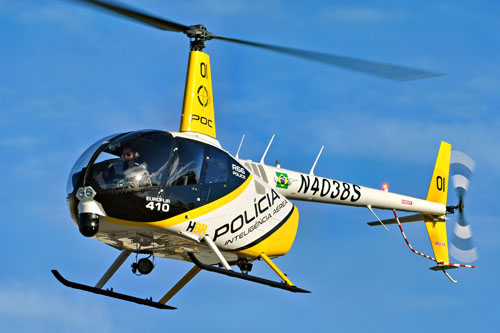 Hélicoptère Robinson R66 N4038S Policia Brazil HBR Euroflir 410