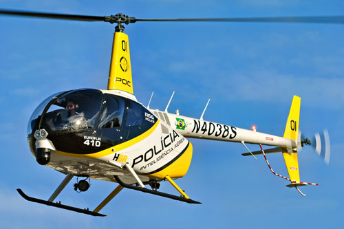 Hélicoptère Robinson R66 N4038S Policia Brazil HBR Euroflir 410