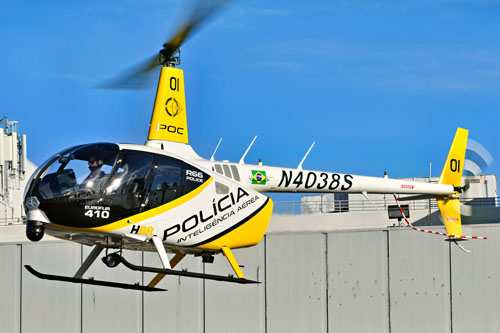 Hélicoptère Robinson R66 N4038S Policia Brazil HBR Euroflir 410