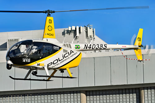 Hélicoptère Robinson R66 N4038S Policia Brazil HBR Euroflir 410