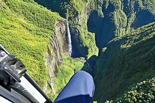 Survol du Trou de Fer à l'île de La Réunion