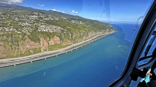 Survol de la nouvelle route du Littotal