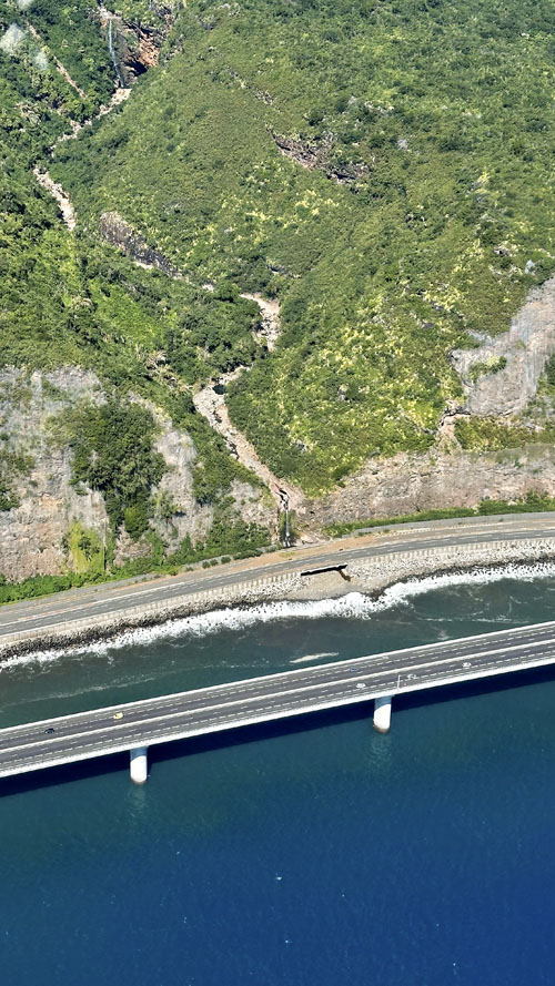 Survol de la nouvelle route du Littotal