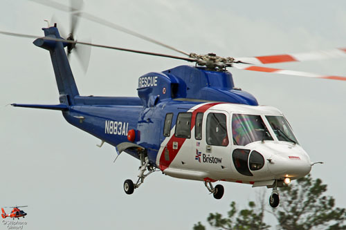 Hélicoptère S76 de BRISTOW