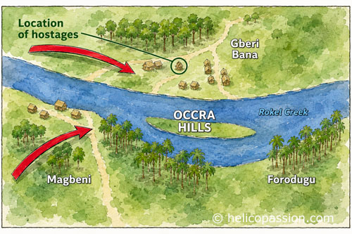 Assaut héliporté à Rokel Creek