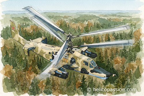 Hélicoptère KA50 Black Shark