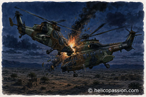 Collision en vol entre le Cougar CGE et le Tigre BJQ dans la vallée d’Eranga, au Mali, 2019