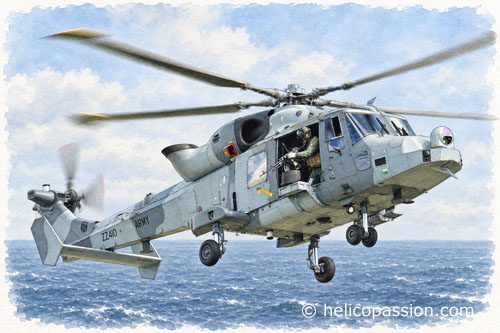 Schéma de l'AW159 Wildcat