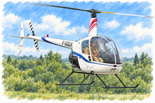 Hélicoptère Robinson R22