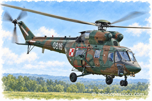 Hélicoptère W3 Sokol de l'armée polonaise